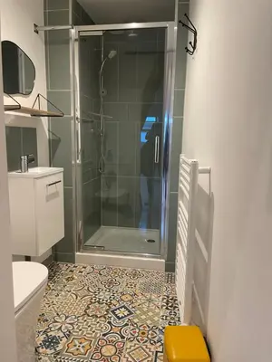 Salle de bains dans l'établissement Studio cosy