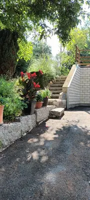 Jardin de l'établissement Villa Saint Roch