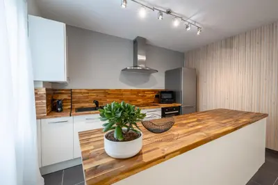 Cuisine ou kitchenette dans l'établissement News ! Loft Movie Station Champagne