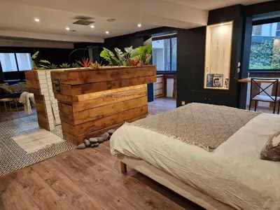Coin salon dans l'établissement Les 9 Portes Coulommiers