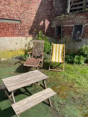 Jardin de l'établissement calme d'une fermette picarde