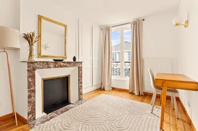 Un ou plusieurs lits dans un hébergement de l'établissement Champagne Escapade - Grand Duplex Hyper Centre