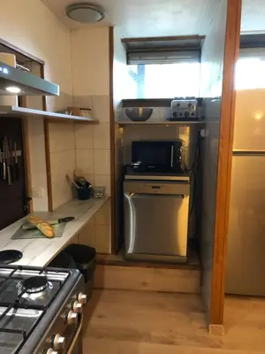 Cuisine ou kitchenette dans l'établissement El Rancho Criollo Le Taillis