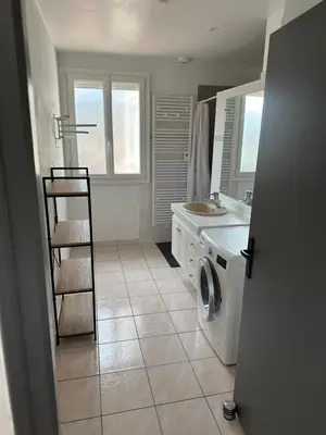 Salle de bains dans l'établissement La Maison des vendangeurs