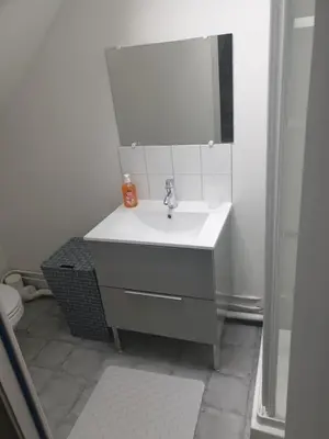 Salle de bains dans l'établissement Gardenia