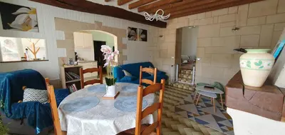 Coin salon dans l'établissement La Maison du Druide