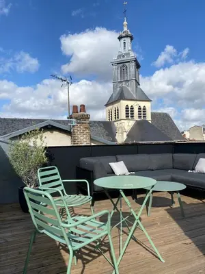 Balcon ou terrasse dans l'établissement Chez Alexine