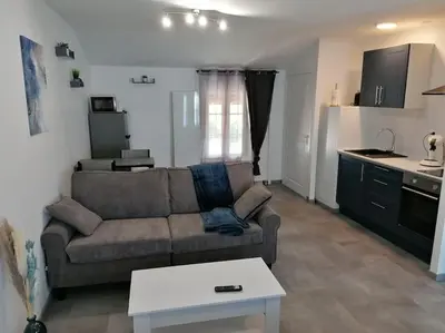 Cuisine ou kitchenette dans l'établissement LaSweetHouseBleutée Tout confort