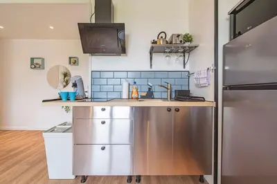 Cuisine ou kitchenette dans l'établissement 