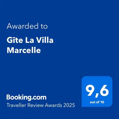 Certificat, récompense, panneau ou autre document affiché dans l'établissement Gîte La Villa Marcelle