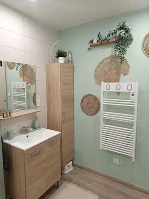 Salle de bains dans l'établissement L'appart' Centre ville 3 chambres