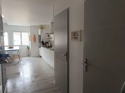 Cuisine ou kitchenette dans l'établissement L'appart' Centre ville 3 chambres