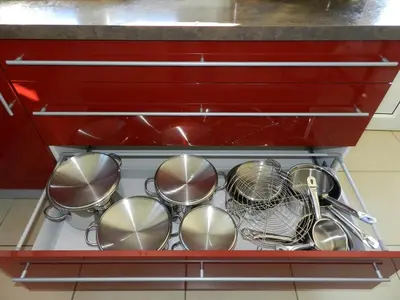 Cuisine ou kitchenette dans l'établissement Gîte La Grenouillère