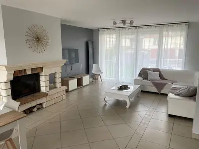 Coin salon dans l'établissement Maison d'hôtes