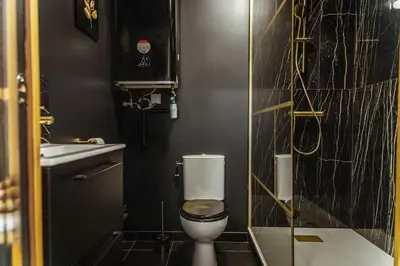 Salle de bains dans l'établissement Le Gatsby à 20 mn de Disney