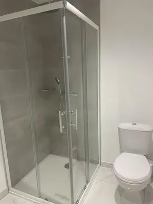 Salle de bains dans l'établissement La nuit étoilée
