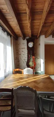 Plan de l'établissement La Mélodie des champs, appartement mitoyen de 80 m2 dans une maison avec un autre appartement