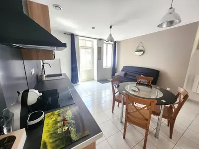 Cuisine ou kitchenette dans l'établissement La Champenoise 4 voyageurs