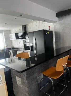 Cuisine ou kitchenette dans l'établissement La Casa d'Alicia - Maison avec vue