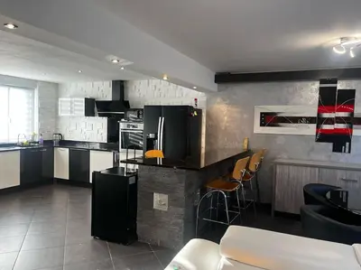 Cuisine ou kitchenette dans l'établissement La Casa d'Alicia - Maison avec vue