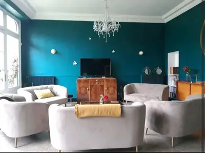 Télévision ou salle de divertissement dans l'établissement Maison Sollier