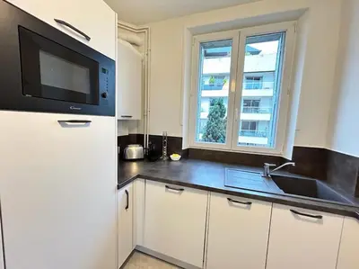 Cuisine ou kitchenette dans l'établissement Forum Graphic magnifique T2 spacieux au centre