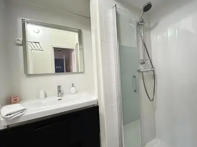 Salle de bains dans l'établissement Forum Graphic magnifique T2 spacieux au centre