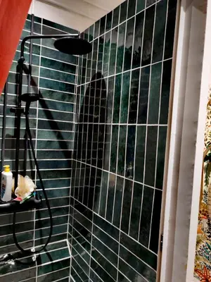 Salle de bains dans l'établissement Tente mongole 4 saisons cosy et spacieux