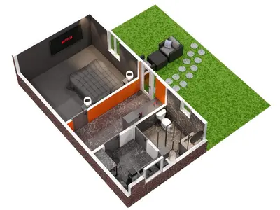 Plan de l'établissement Cinéma Privé-Compiègne - Sitivia