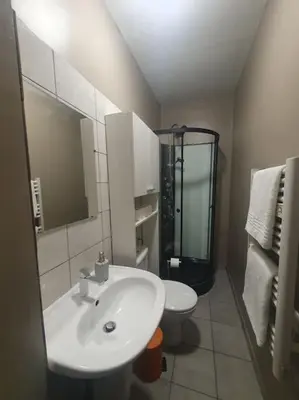 Salle de bains dans l'établissement Bel Appartement Centre-Ville