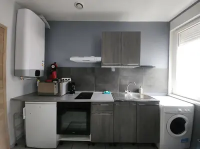 Cuisine ou kitchenette dans l'établissement Bel Appartement Centre-Ville