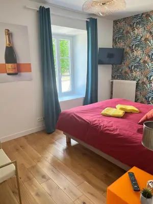 Un ou plusieurs lits dans un hébergement de l'établissement Le gîte de L'Echappée Champenoise