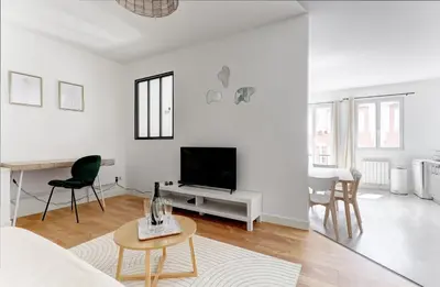 Télévision ou salle de divertissement dans l'établissement Le Bubbly - Appartement lumineux de 50m²