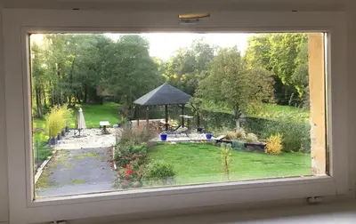 Jardin de l'établissement Gîte le Moulin de Warnécourt