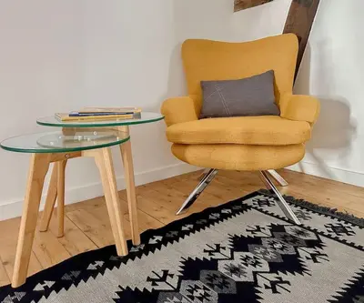 Coin salon dans l'établissement Lampadaire du Martreuil Famille
