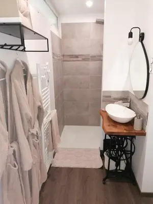 Salle de bains dans l'établissement La parenthèse