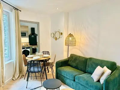 Coin salon dans l'établissement Au Mélo' - Proche Gare & Centre