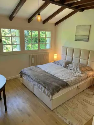 Un ou plusieurs lits dans un hébergement de l'établissement Villa champenoise, La Psière