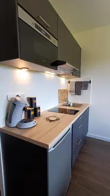 Cuisine ou kitchenette dans l'établissement Drop of gold - Avenue de Champagne