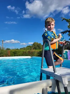 Piscine de l'établissement Charmante gite in idyllisch dorpje in Beau Village ou située à proximité