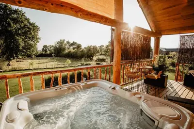 Balcon ou terrasse dans l'établissement Gîte Ô Sparadis Maroilles