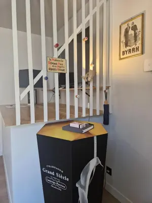 Plan de l'établissement Au P'tit Bouchon - free parking - duplex