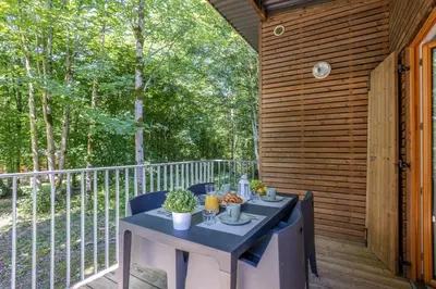 Balcon ou terrasse dans l'établissement Les Charmes C10 - Le Val Joly