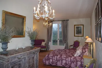Un ou plusieurs lits dans un hébergement de l'établissement Château de Pommeuse