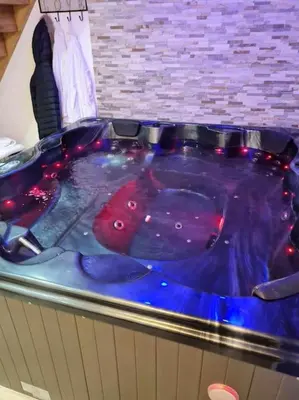 Plan de l'établissement Maison cosy avec jacuzzi