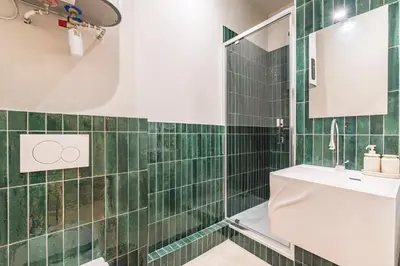 Salle de bains dans l'établissement SPA Balnéo des Sacres-REIMS-Centre Ville