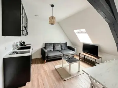 Coin salon dans l'établissement COPENHAGUE- Cathédrale, Maison du XVI siècle