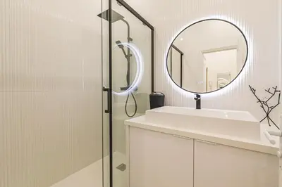 Salle de bains dans l'établissement L'écrin d'Auguste - Reims