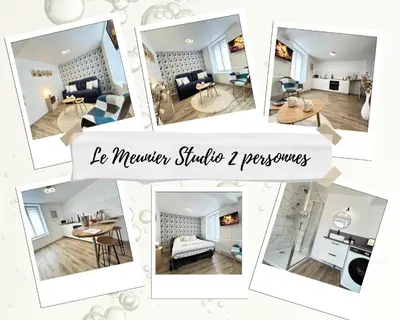 Cuisine ou kitchenette dans l'établissement Le Meunier