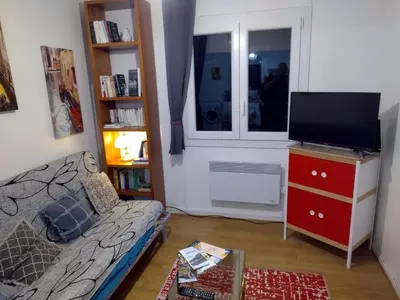 Télévision ou salle de divertissement dans l'établissement Chalet de l amitié